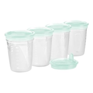 1028 FOOD CONTAINER 4PCS + MOUTHPIECE BabyOno