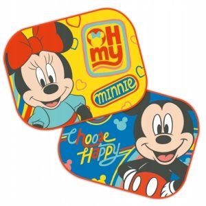SUNSHADES MINNIE & MICKET 2 PCS. 44X35 CM