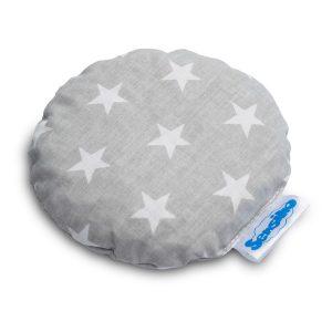 HOT WATER BOTTLE With Cherry Stones – grey STARS