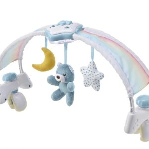 143290 PANEL / RAINBOW SKY BED BLUE