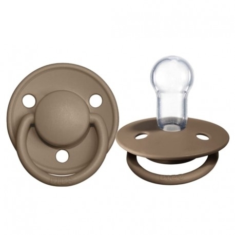 1010243 silicone pacifer DE LUX DARK OAK 0-36