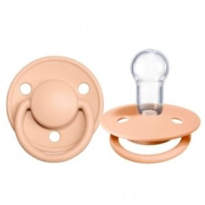 1010265 silicone pacifer DE LUX PEACH SUNSET 0-36