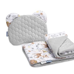 Velvet Pushchair Set – white forest adventure