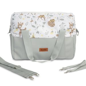 ECO LEATHER stroller BAG WHITE FOREST ADVENTURE
