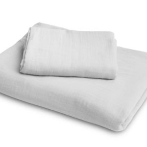 2-element muslin bedding GREY 100X135 CM