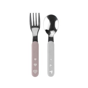 1065/02 Stainless steel spoon and fork