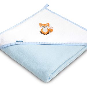 TERRY BATH COVER 100X100 BLUE FOX