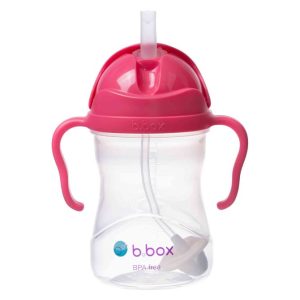 5025 BOTTLE WITH STRAW RASPBERRY / RASPBERRY BB00502