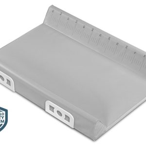Stiffened Changing Pad WITH SAFETY SYSTEM - GREY