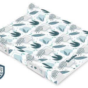 Stiffened Changing Pad with Safety System– GARDEN PALMS PLATINUM 70 cm