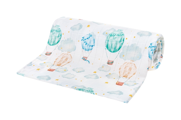 0349 BAMBOO DIAPER 30x30 BALLOONS