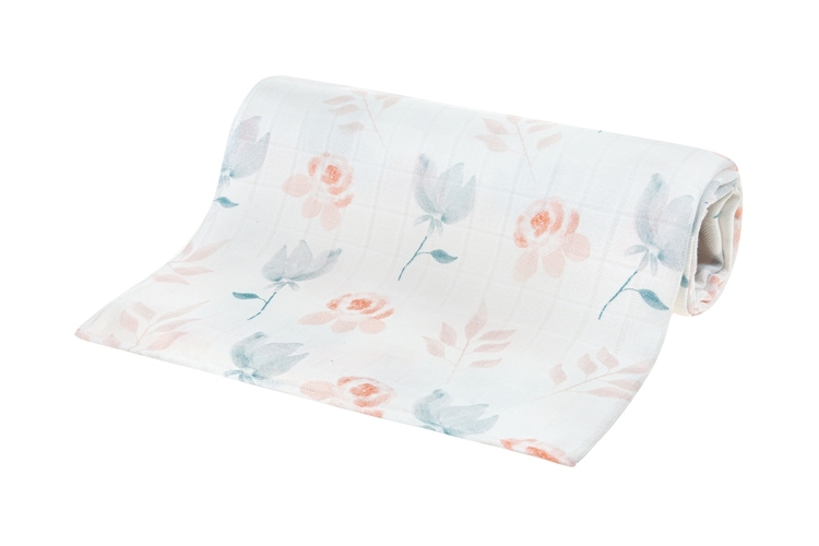 0344 BAMBOO DIAPER 75x75 BELLFLOWERS