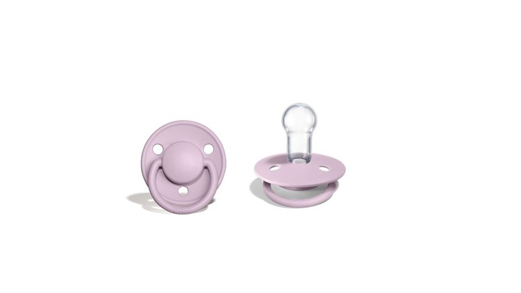 1010267 silicone pacifer DUSKY LILAC 0-36 DE LUX