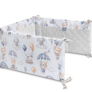 BED BUMPER FLIGHT IN CLOUDS PLUSH KARO