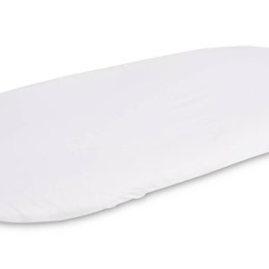 Jersey bedsheet for cradle white 90x40