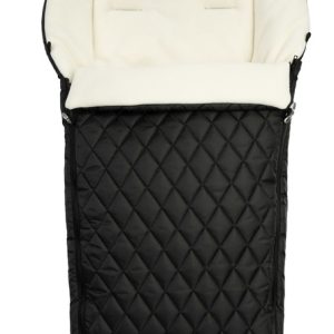 QUILTED POLAR ROMPER BAG BLACK