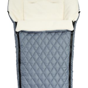 QUILTED POLAR ROMPER BAG GRAPHITE