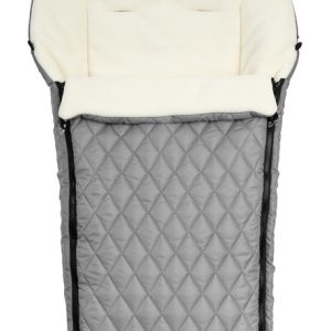 QUILTED POLAR ROMPER BAG GREY