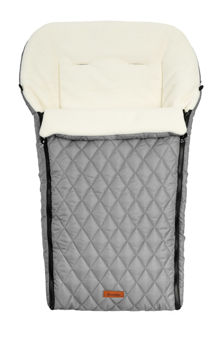 QUILTED POLAR ROMPER BAG GREY