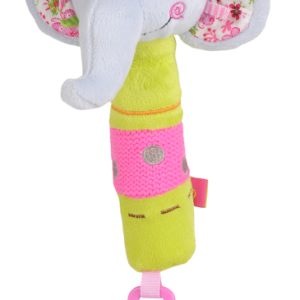1193 Velour toy with squeaky – elephant