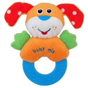 24523 RATTLE TOY PLUSH DOG