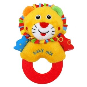 24523 RATTLE TOY PLUSH LION