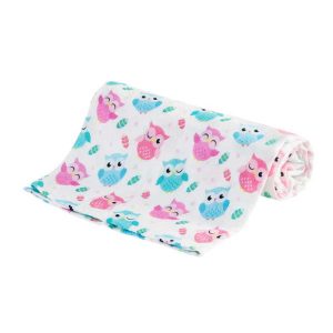 0312 BAMBOO DIAPER 30X30 OWLS