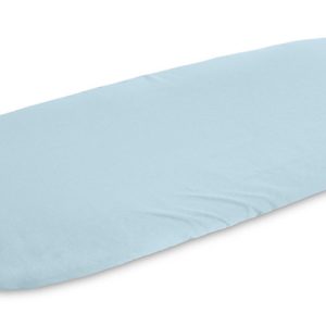 Bamboo bedsheet for cradle Blue 90x40