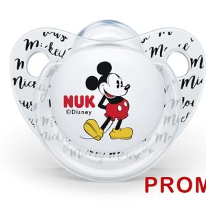 730130P DISNEY MICKI MOUSE SILICONE pacifier 0-6 2PCS/BOX RED