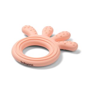 826/01 Silicone teether OCTOPUS PINK
