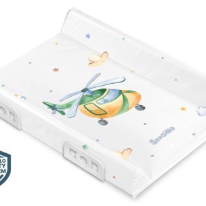 Stiffened Changing Pad WITH SAFETY SYSTEM - SKY HELICOPTER 70 cm