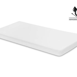 WATERPROOF SHEET JERSEY WHITE 120x60