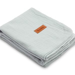 MUSLIN BLANKET SILVER 75x100