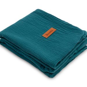 MUSLIN BLANKET OCEAN 75x100