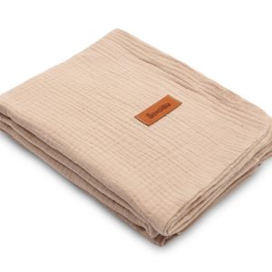 MUSLIN BLANKET COCOA 75x100