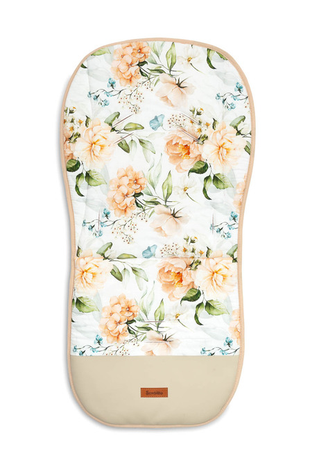 Velvet Pushchair Liner – PEONY