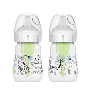 WB52014 WIDE BOTTLE 150ML OPTIONS PLUS 2-PACK JUNGLE