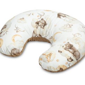 PILLOW FOR FEEDING VELVET DREAM BEIGE