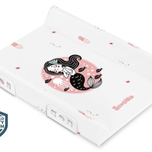 Stiffened Changing Pad with Safety System– Pet - pink siren 70 cm