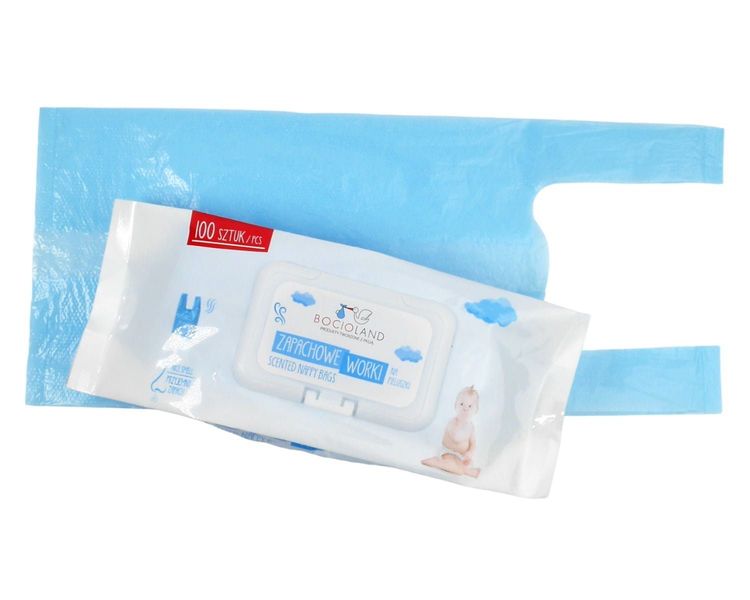 0182 BAGS FOR USED DIAPERS 10 PCS BL018