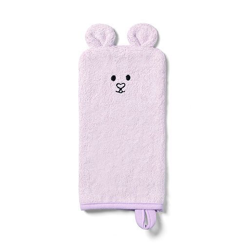 787/01 Bamboo baby wash mitt pink