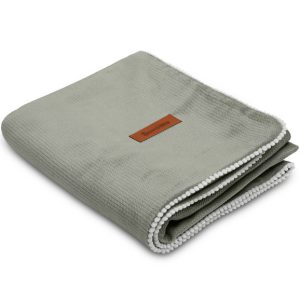VELVET BLANKET GREY 75X100