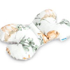 BUTTERFLY PILLOW 26X35 DEERS SILVER