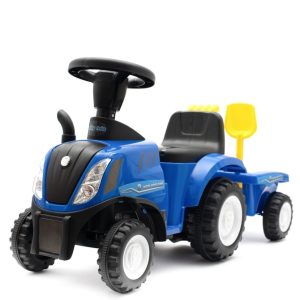 45784/658T RIDE-ON TOY TRACTOR WITH TRAILER BLUE