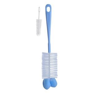 720/01 Brush for bottles and teats with mini brush&sponge tip Blue
