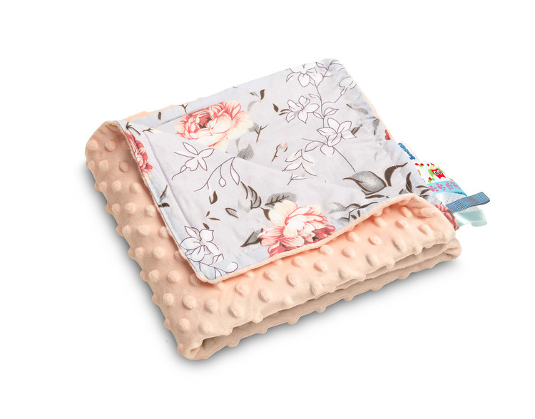 MINKY BLANKET PEACH MAGICAL GARDEN 75 X 100