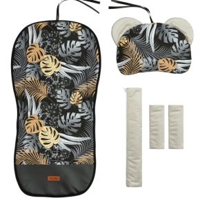 INSERT FOR TROLLEY DELUXE VELVET - GOLD LEAVES