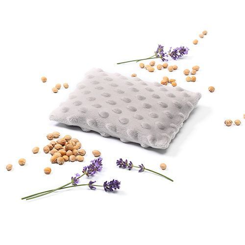 796/02 HOT WATER BOTTLE WITH CHERRY SEEDS GRAY