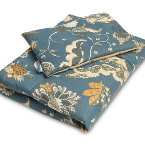 VELVET COT SET MOROCCO BEIGE