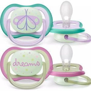 SCF376/19 AIR NIGHT Pacifier 0-6 GIRL